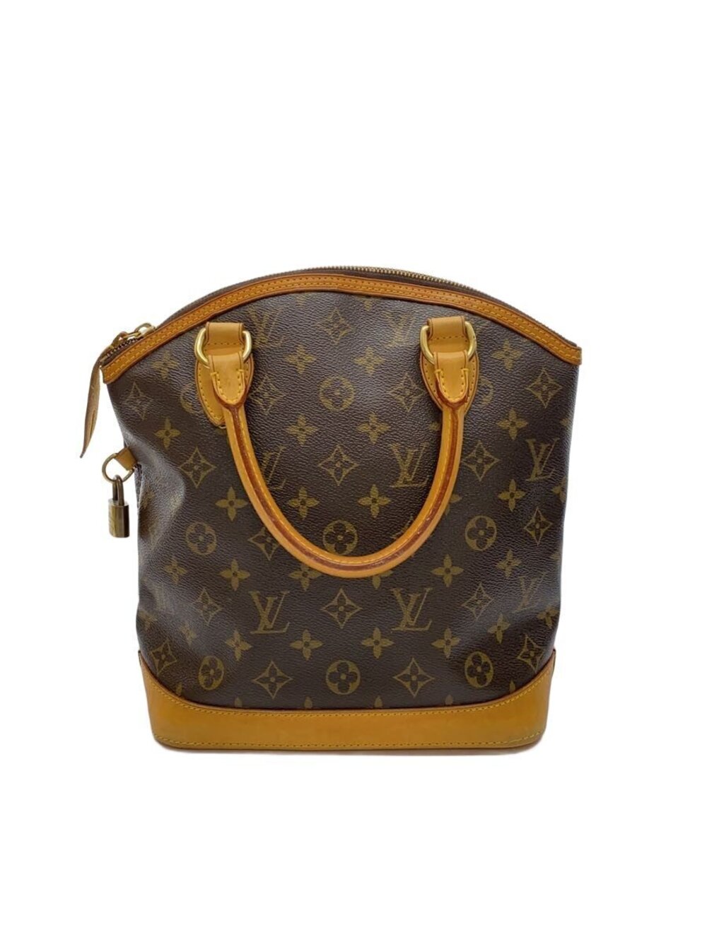 LOUIS VUITTON Lockit Monogram Canvas Brown